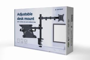 Gembird Monitor Mount with Laptop holder - MA-DA-03