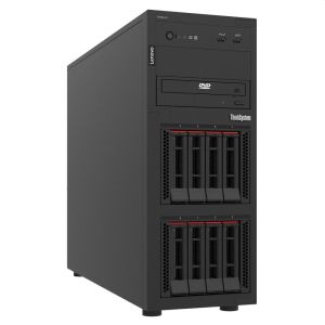 Сървър Lenovo ThinkSystem ST250 V3, Xeon E-2468 (8C 2.6GHz 16MB Cache/65W), 1x32GB, O/B, 2.5" HS (8), 5350-8i, No PS, XCC2 Platinum, No DVD