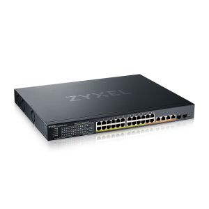 Комутатор ZyXEL XMG1930-30HP, 24-port 2.5GbE Smart Managed Layer 2 PoE 700W 22xPoE+/8xPoE++ Switch with 4 10GbE and 2 SFP+ Uplink