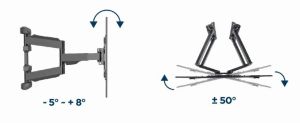 Gembird стенна стойка за телевизор TV Mount - WM-75ST-02 - 32"-75", 45.5 kg