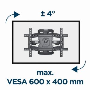 Gembird TV Mount - WM-75ST-01 - 32"-75", 45.5 kg