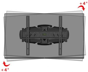 Gembird стенна стойка за телевизор TV Mount - WM-58ST-01 - 32"-58", 36.4 kg