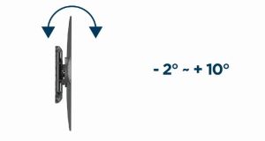 Gembird стенна стойка за телевизор TV Mount - WM-58ST-01 - 32"-58", 36.4 kg