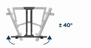 Gembird стенна стойка за телевизор TV Mount - WM-58ST-01 - 32"-58", 36.4 kg