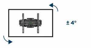 Gembird стенна стойка за телевизор TV Mount - WM-58ST-01 - 32"-58", 36.4 kg
