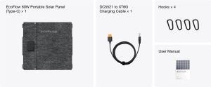 Ecoflow 60W Portable Solar Panel (Type-C)