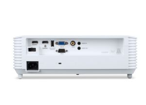 Мултимедиен проектор Acer Projector P1258i, DLP, XGA (1024x768), 4800 ANSI Lumens, 20000:1, 1.3x, 2x HDMI (1.4a), VGA, RCA, Wireless dongle included, Audio in/out (3.5mm), VGA out, DC Out (5V/1A, USB-A), Speaker 10W, Bluelight Shield, 2.8kg, Bag, 3Y, Whit