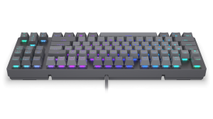 Endorfy mechanical keyboard Thock V2 TKL, PBT, Endorfy Red switch, US Layout