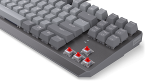 Endorfy mechanical keyboard Thock V2 TKL, PBT, Endorfy Red switch, US Layout
