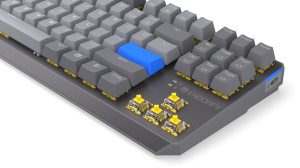 Endorfy mechanical keyboard Thock Wireless V2 TKL, PBT, Endorfy Yellow switch, US Layout