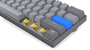 Endorfy mechanical keyboard Thock Wireless V2 Compact, PBT, Endorfy Yellow switch, US Layout
