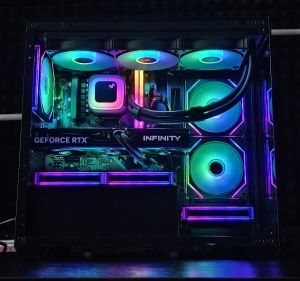 Ryzen 7-7800X3D/ RTX 5070/ RAM 32GB/ SSD 1TB/ Водно Охлаждане/ Геймърски компютър Dark Reaper DR041