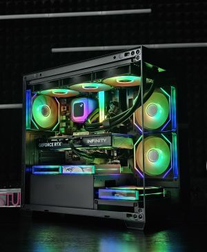 Ryzen 7-7800X3D/ RTX 5070/ RAM 32GB/ SSD 1TB/ Водно Охлаждане/ Геймърски компютър Dark Reaper DR041