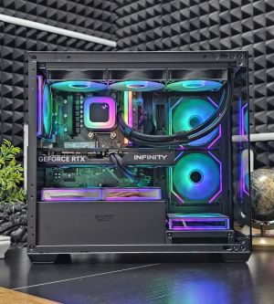 Ryzen 7-7800X3D/ RTX 5070/ RAM 32GB/ SSD 1TB/ Водно Охлаждане/ Геймърски компютър Dark Reaper DR041