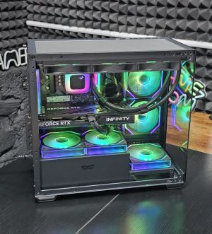 Ryzen 7-7800X3D/ RTX 5070/ RAM 32GB/ SSD 1TB/ Водно Охлаждане/ Геймърски компютър Dark Reaper DR041