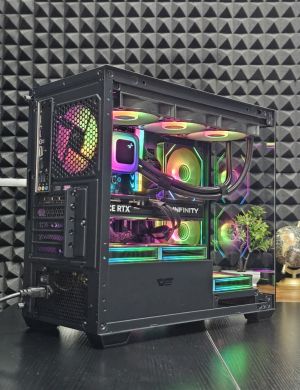 Ryzen 7-7800X3D/ RTX 5070/ RAM 32GB/ SSD 1TB/ Водно Охлаждане/ Геймърски компютър Dark Reaper DR041