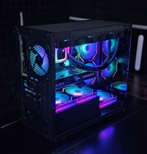 Ryzen 7-7800X3D/ RTX 5070/ RAM 32GB/ SSD 1TB/ Водно Охлаждане/ Геймърски компютър Dark Reaper DR041