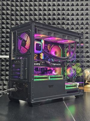 Ryzen 7-7800X3D/ RTX 5070/ RAM 32GB/ SSD 1TB/ Водно Охлаждане/ Геймърски компютър Dark Reaper DR041