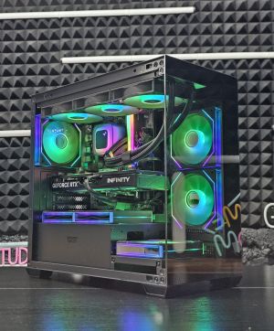 Ryzen 7-7800X3D/ RTX 5070/ RAM 32GB/ SSD 1TB/ Водно Охлаждане/ Геймърски компютър Dark Reaper DR041