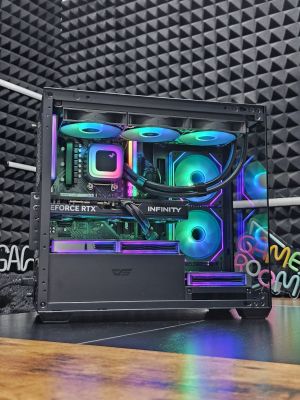 Ryzen 7-7800X3D/ RTX 5070/ RAM 32GB/ SSD 1TB/ Водно Охлаждане/ Геймърски компютър Dark Reaper DR041