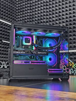 Ryzen 7-7800X3D/ RTX 5070/ RAM 32GB/ SSD 1TB/ Водно Охлаждане/ Геймърски компютър Dark Reaper DR041