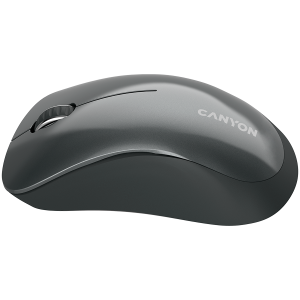 CANYON MW-11, 2.4 GHz Wireless mouse, with 3 buttons, DPI 1200, Battery: AAA*2pcs, Black, 67*109*38mm, 0.063kg