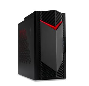 Desktop computer Acer Nitro N50-130, AMD Ryzen 7 7700 (up to 5.30GHz, 40MB), 32GB DDR5 4800MHz (2*16GB), 1024GB SSD PCI-e + 1*M.2 free, NVIDIA GeForce RTX 4060 8GB GDDR6, No DVD, 5*USB 3.2,Type-C, 2*USB 2.0, Mic.&Audio jacks, RG-45, GLAN, Wi-Fi AX/6E&BT