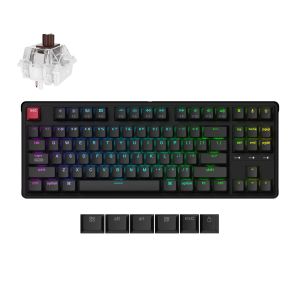 Геймърска Механична клавиатура Keychron C3 Pro 8K QMK - Super Brown Switch, Hot-Swappable, RGB