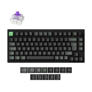 Wireless Mechanical Keyboard Lemokey P1 HE QMK 75% Black - HE Magnetic Switch - UK Layout