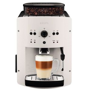 Coffee machine Krups EA810570, Espresseria Automatic Manual, Coffee machine, 1450W, 15 bar, white