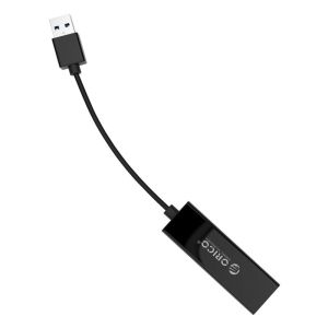 Adaptor Orico USB3.0 la LAN Gigabit 1000Mbps negru - UTJ-U3