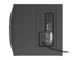 Sistem audio Boxe Genesis Helium 610BT 60W Rms 2.1 Telecomandă cu fir neagră
