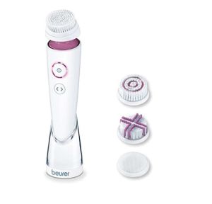 Facial device Beurer FC 95 Pureo Deep Cleansing, Facial brush, oscillating rotation, 2 rotation settings, 3 speeds, 1 attachment , water-resistant, Lithium-ion battery, charger, 4 brush attachments