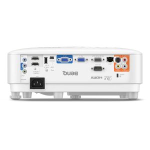 Proiector multimedia BenQ MX825STH, Rază scurtă, 81"@1m, XGA 1024X768, 3500 AL, 20000:1, VGA, RCA, S-Video, 2xHDMI, Intrare/Ieșire Audio, Difuzor 10W, USB (Tip A) x1, LAN ( RJ45) x1, 2,6 kg, IEC62368, kit interactiv opțional (PW02/PT12)