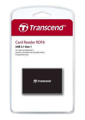 Card reader Transcend All-in-1 Multi Memory Card Reader, USB 3.0/3.1 Gen 1, Black