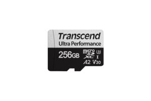 Memorie Transcend 256 GB micro SD cu adaptor UHS-I U3 A2 Ultra Performance