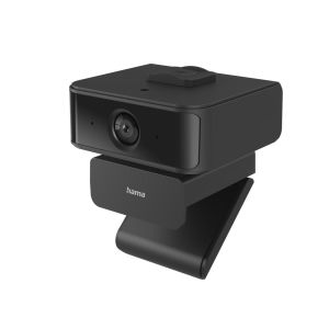 Cameră web HAMA C-650 Face Tracking, 1080p, Microfon, USB-C, Negru