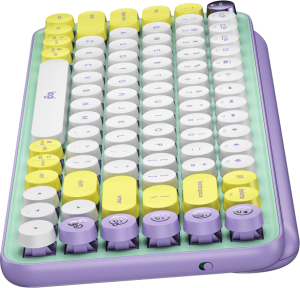 Tastatură mecanică pentru jocuri Logitech POP Keys Daydream, TKL, Bluetooth 5.1