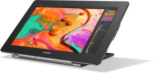 Tabletă grafică HUION Kamvas Pro Pro 16 4K GT1561, USB-C, negru/argintiu