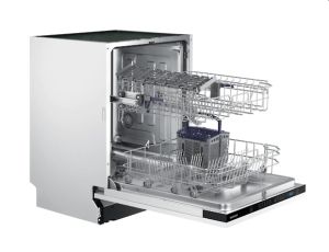 Dishwasher Samsung DW60M5050BB/EN, Built-in Dishwasher, 60 cm, Energy Efficiency F, Capacity 13 p/s, Programs 5, Half Load, LED Display, Water Consumption Per Cicle 12 L, Noise Level 48 dBA