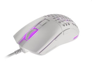 Mouse Genesis Mouse pentru jocuri Krypton 8000DPI RGB Ultralight Alb PAW3333