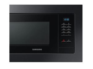 Microwave oven Samsung MG23A7013CA/OL, Built-in microwave grill, Ceramic Inside, 23l, 800 W, Blue LED Display, Black door, Black stainless steel frame