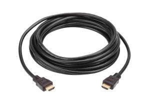 Cablu ATEN 2L-7D15H, HDMI tată - HDMI tată, cu Ethernet, 4K, 15 m, conectori placați cu aur, Negru