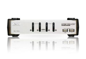 Comutator KVMP, ATEN CS1734A, 4 porturi, PS/2-USB, VGA/Audio
