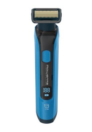Trimmer Rowenta TN6200F4, Hybrid Forever Sharp Blue Expert, barbă, fără fir, impermeabil 3-în-1, lame cu auto-ascuțire, 100% oțel inoxidabil, lungime minimă de tăiere 0,4mm, setare de precizie 1mm, dimensiunea lamei de barbă 32mm, autonomie 120min, încărc