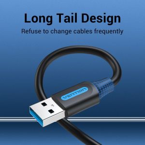 Cablu Vention USB 3.0 AM / AM - 1.5M Negru - CONBG