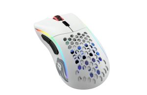 Mouse pentru jocuri Glorious Model D- Wireless (alb mat)