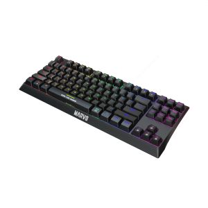 Tastatură mecanică gaming Marvo Tastatură mecanică gaming KG953 - Comutatoare albastre, 87 taste TKL, Cablu detașabil TYPE-C