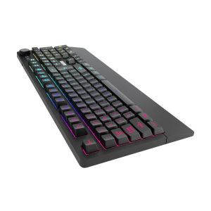 Tastatură pentru jocuri Marvo Tastatură pentru jocuri K660 - Suport pentru încheietura mâinii, 104 taste, Anti-ghosting, Iluminare de fundal RGB