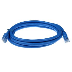 Cablu patch de rețea ACT U/UTP, CAT 6, RJ-45 - RJ-45, 2,0 m, conductori de cupru, albastru, ambalare în vrac